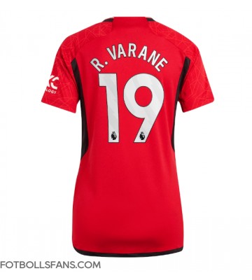 Manchester United Raphael Varane #19 Replika Hemmatröja Damer 2023-24 Kortärmad